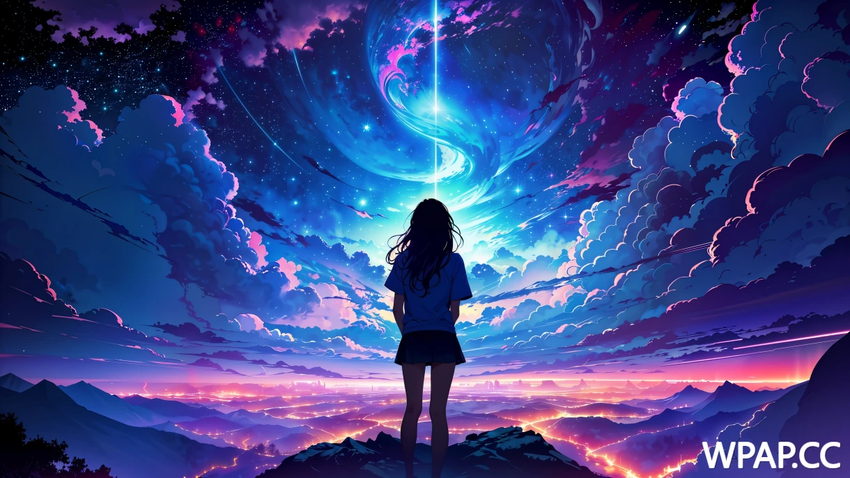 梦幻天堂：神秘天空下的女孩